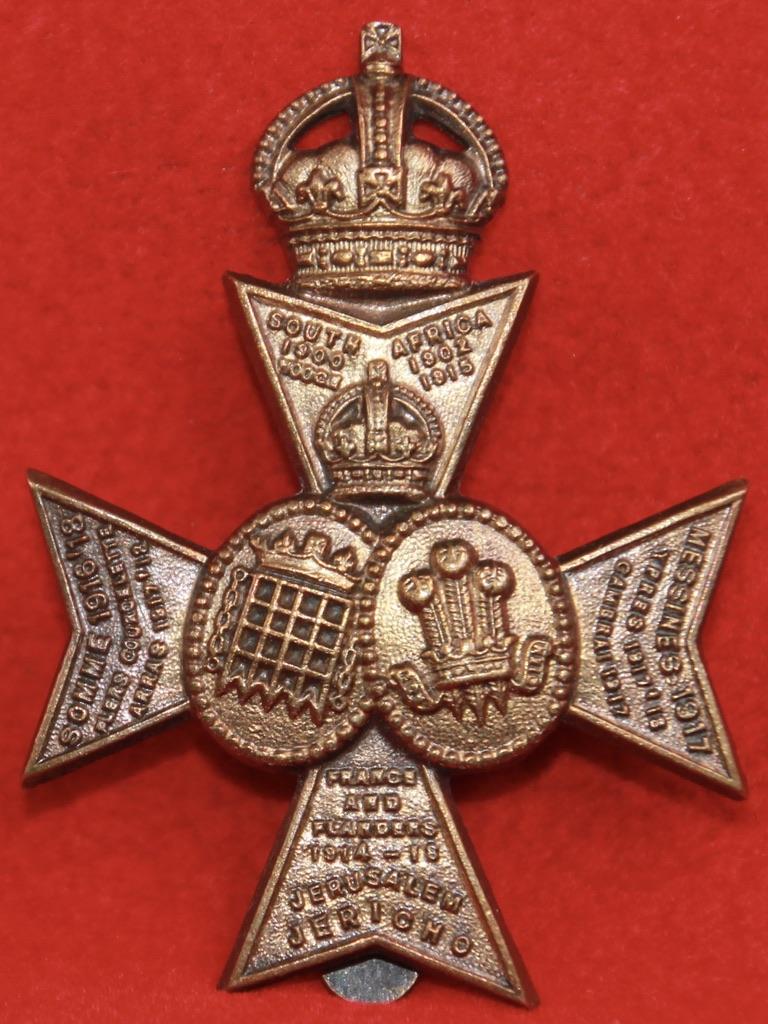15th/16th London Cap Badge