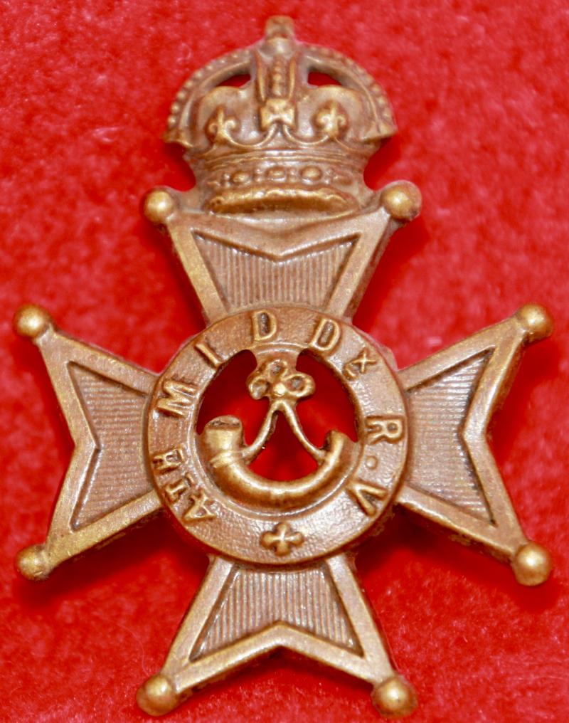 4th Middlesex VRC Cap Badge