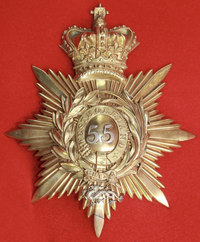 55th Foot Officer's Shako Plate