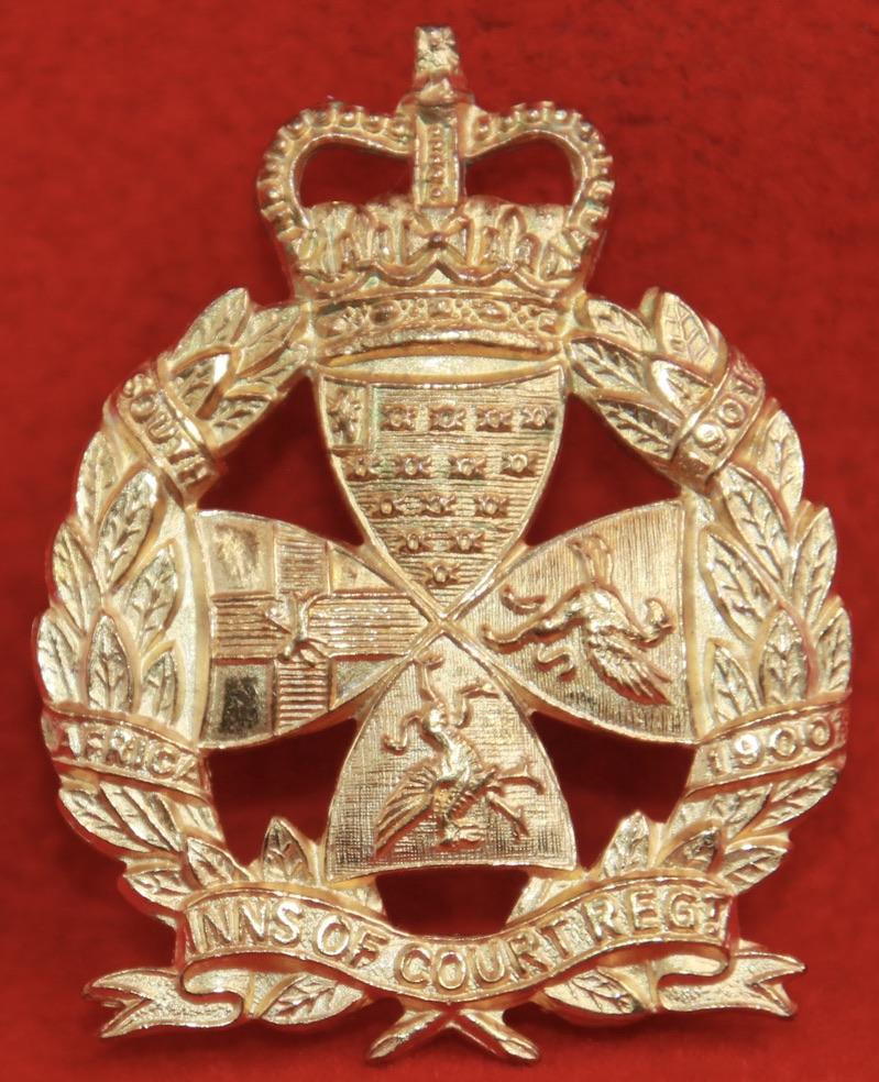 Inns of Court Regt Officer's Cap Badge