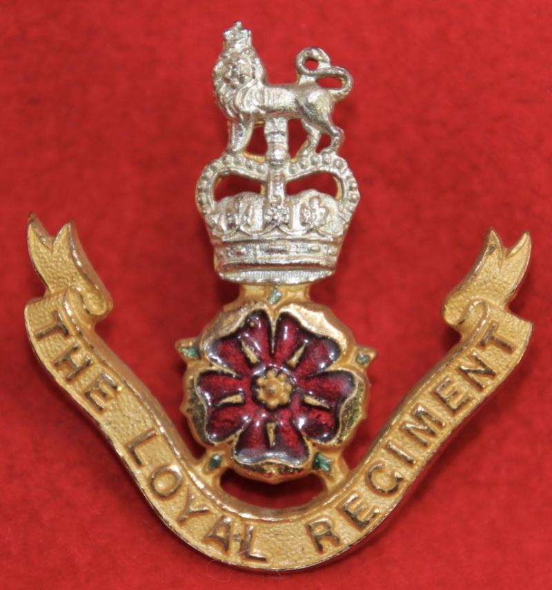 The Loyal Regt Officer's Cap Badge
