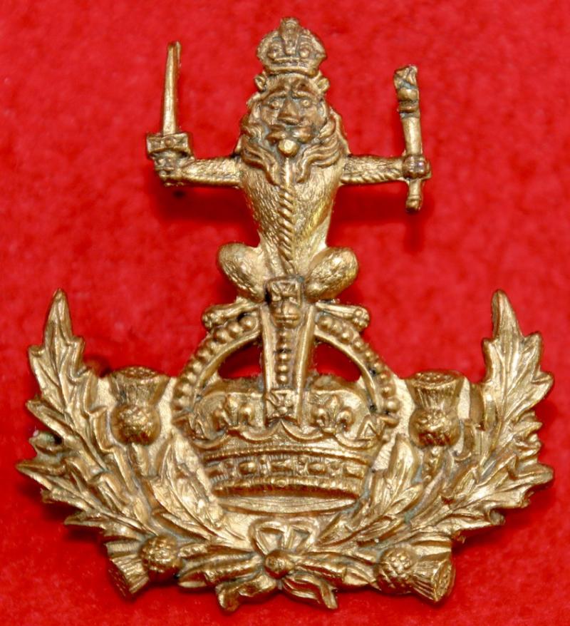Glasgow Yeomanry Glengarry Badge