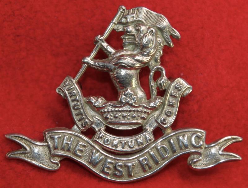 W Riding (Vols) Cap Badge