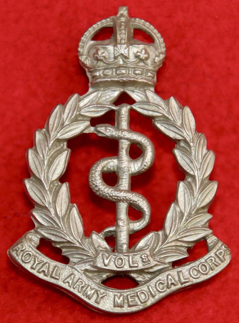 RAMC (Vols) Cap Badge