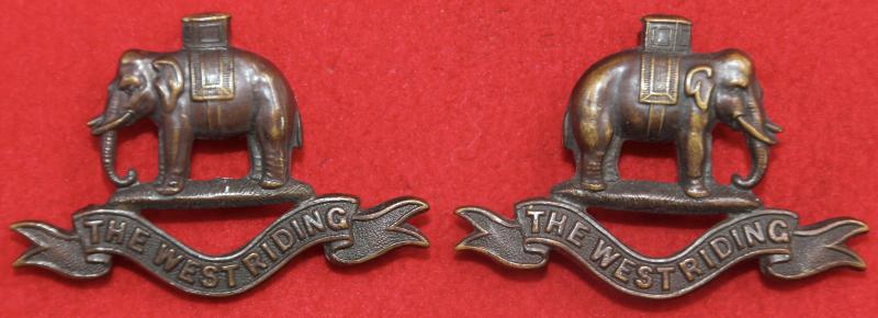 W Riding OSD Collar Badges