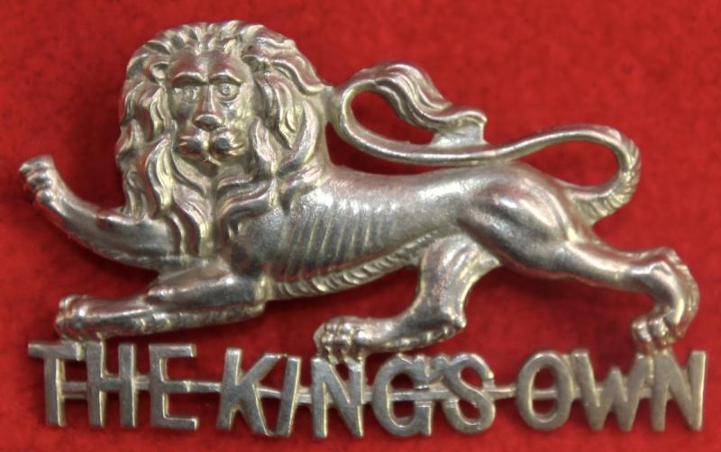 The King's Own (Vols) Cap Badge