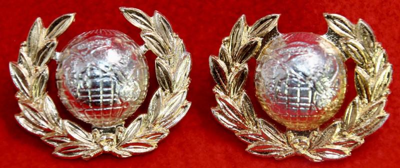 RM Officer's Collar Badges