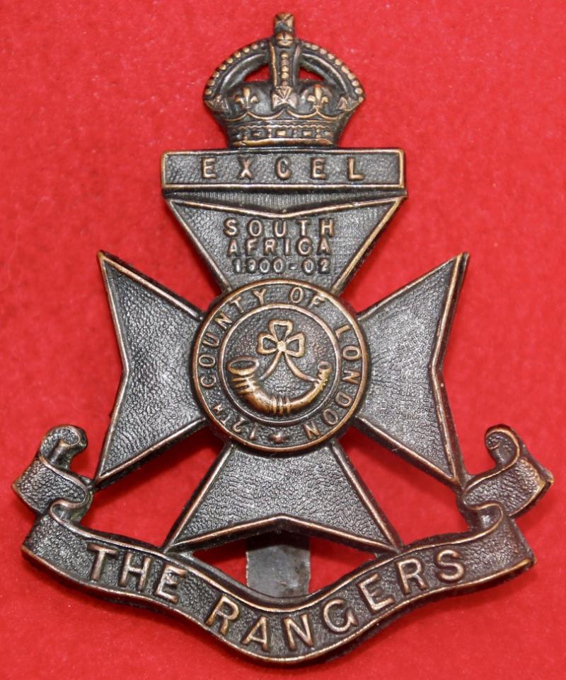 12th London Cap Badge