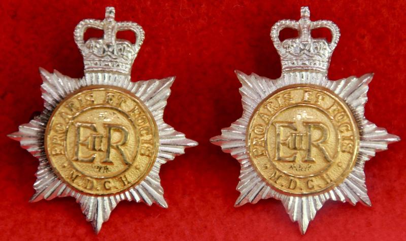 Middlesex Yeomanry Officer's Collar Badges
