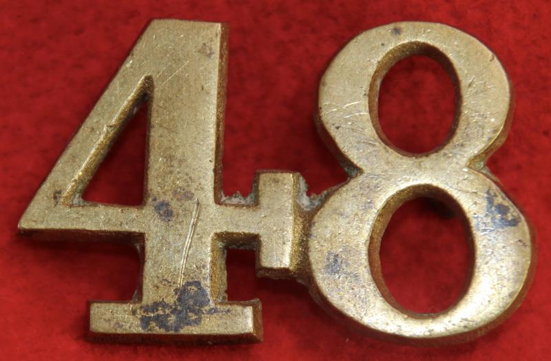 48th Foot Pork Pie Numeral