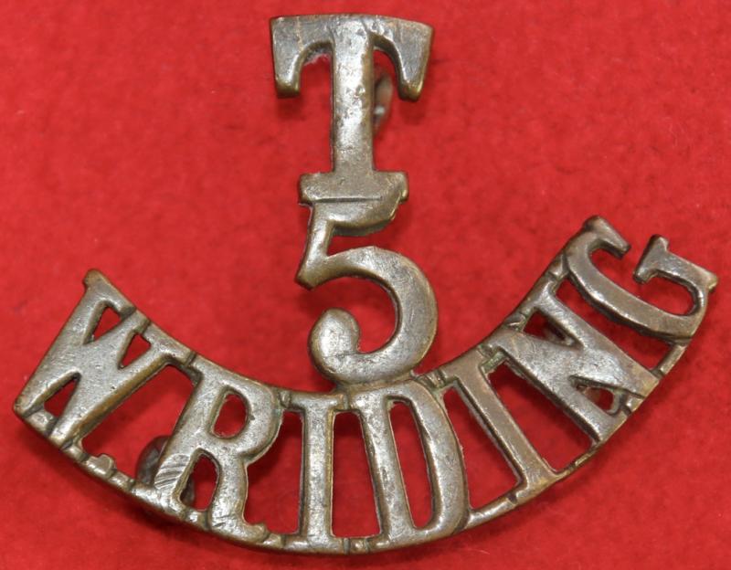 T/5/W Riding Shoulder Title