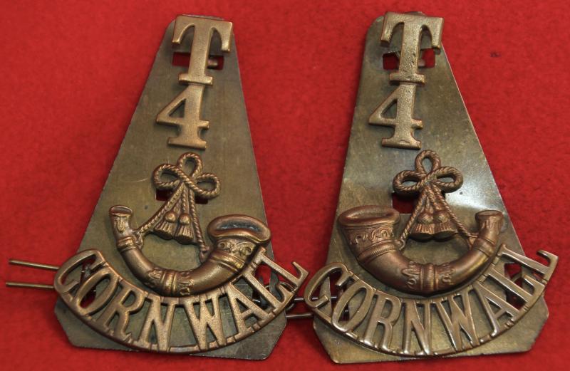 T/4/Bugle/Cornwall Shoulder Titles