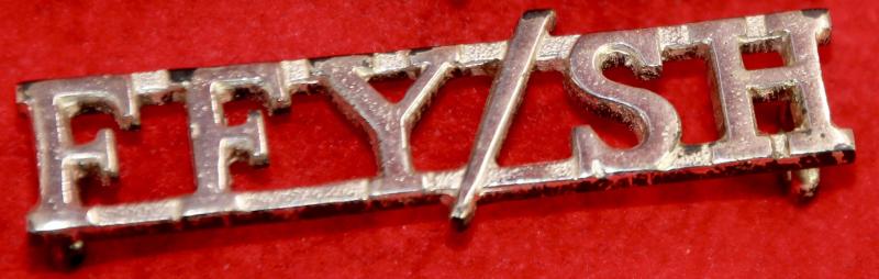 FFY/SH Officer's Shoulder Title
