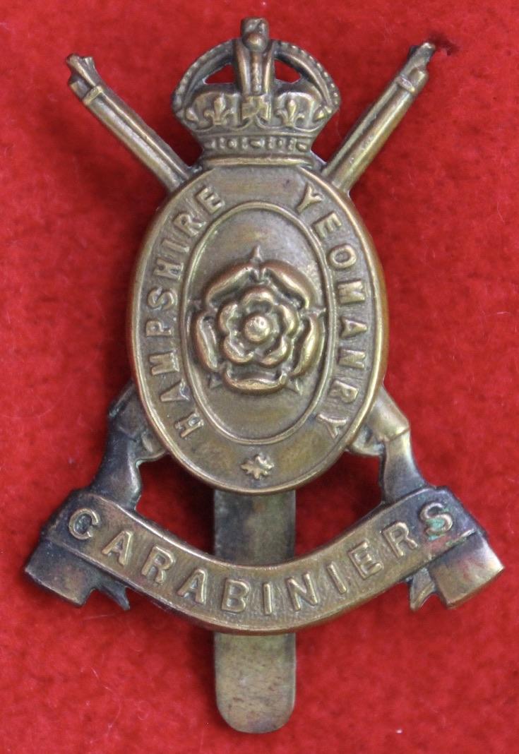 Hants Yeo Cap Badge