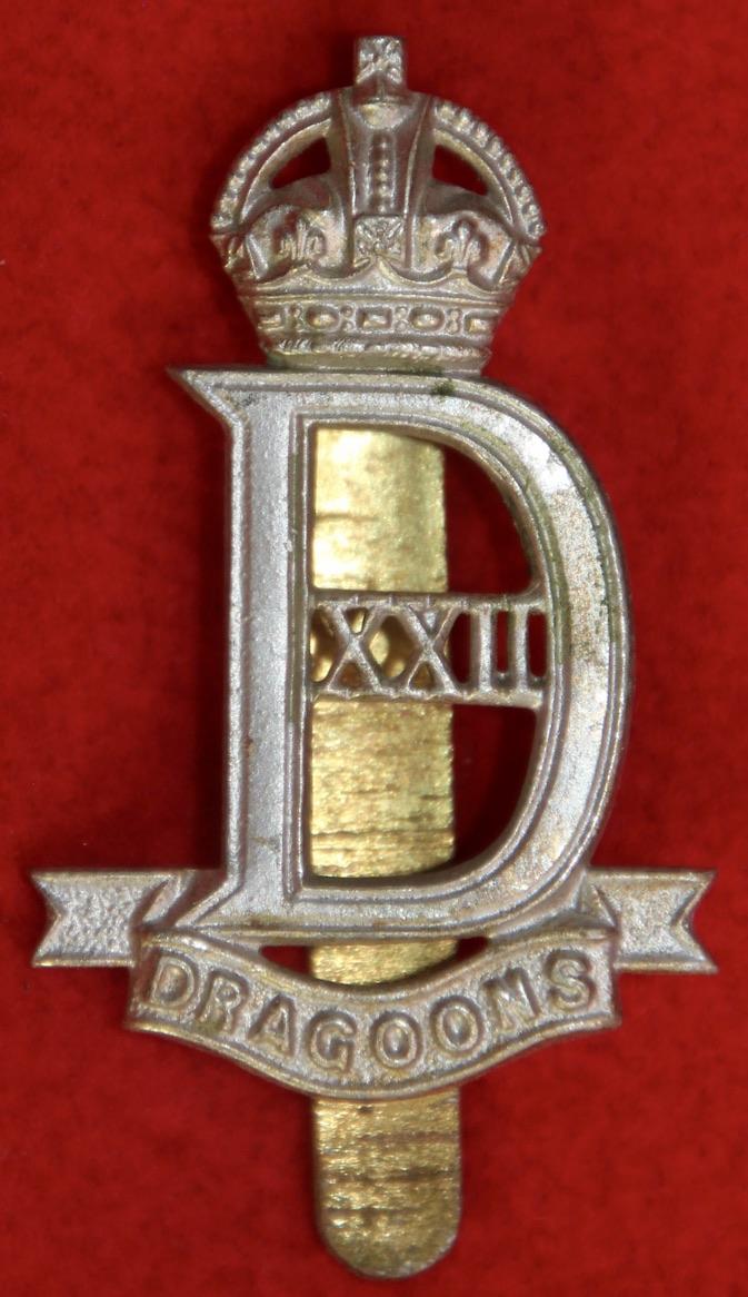 22nd Dragoons Cap Badge
