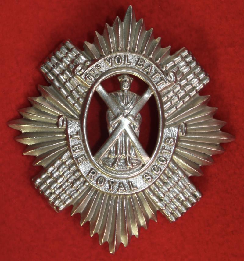 6th VB R Scots Glengarry Badge