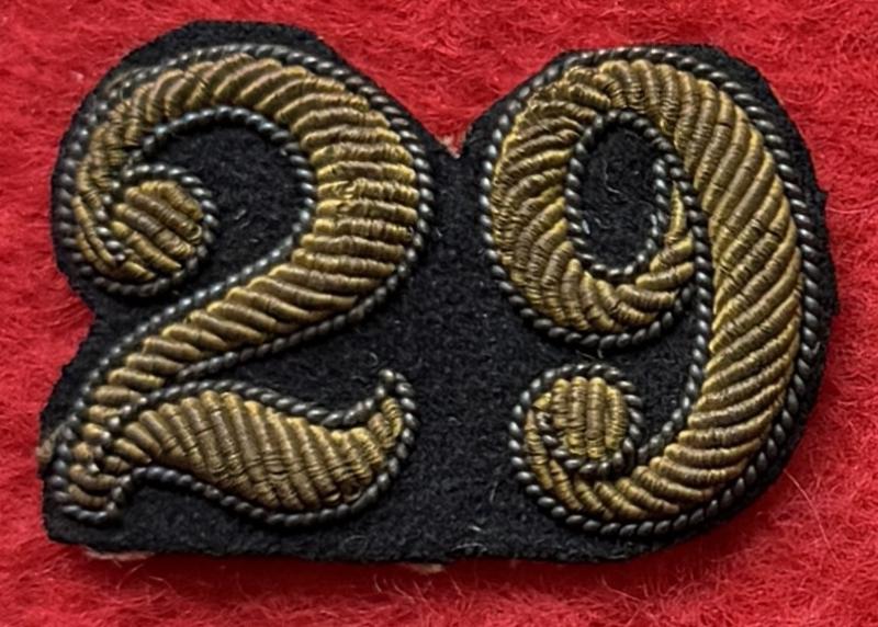 29th Foot Officer's Shoulder Badge