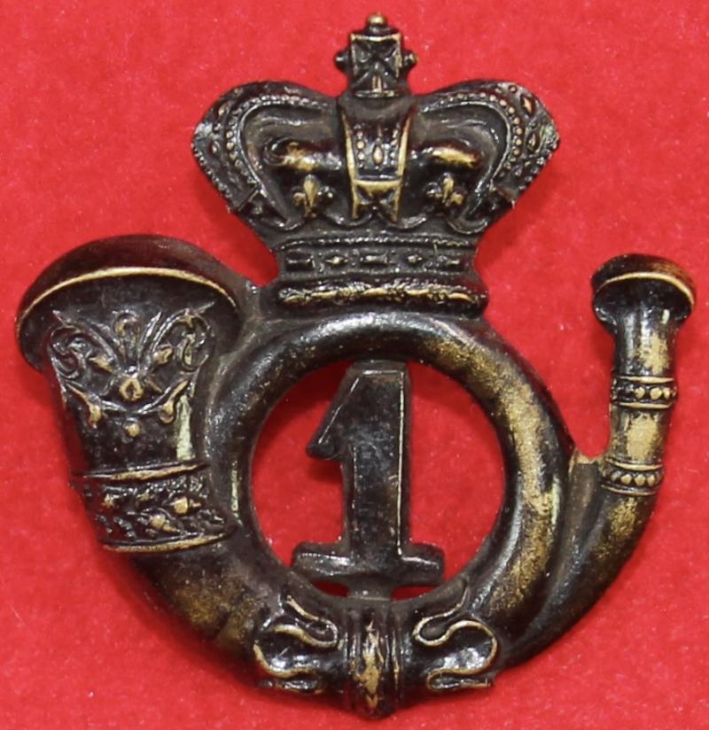 1st Lanarkshire RVC Forage Cap Badge