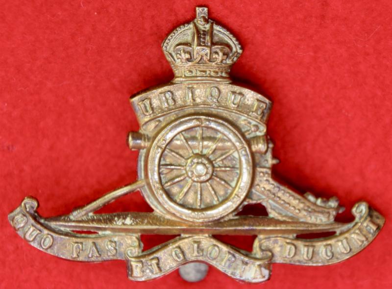 RA WW1 Cap Badge