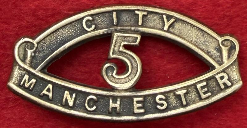 5th City of Manchester Shoulder Title