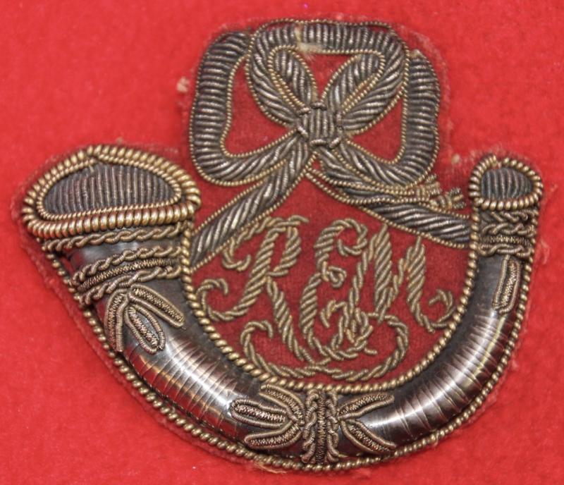 REM Officer's Forage Cap Badge