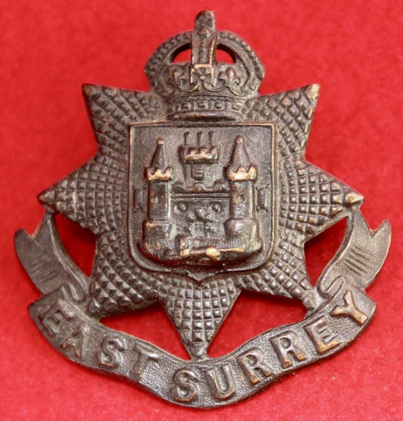 East Surrey Regt OSD Cap Badge