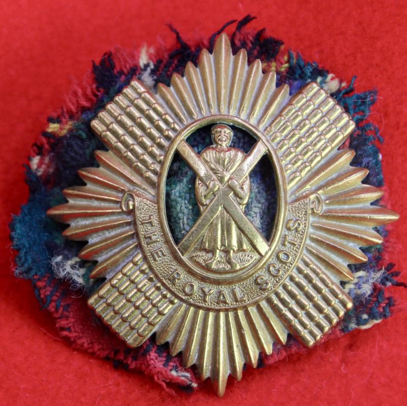 R Scots (1916) Glengarry Badge