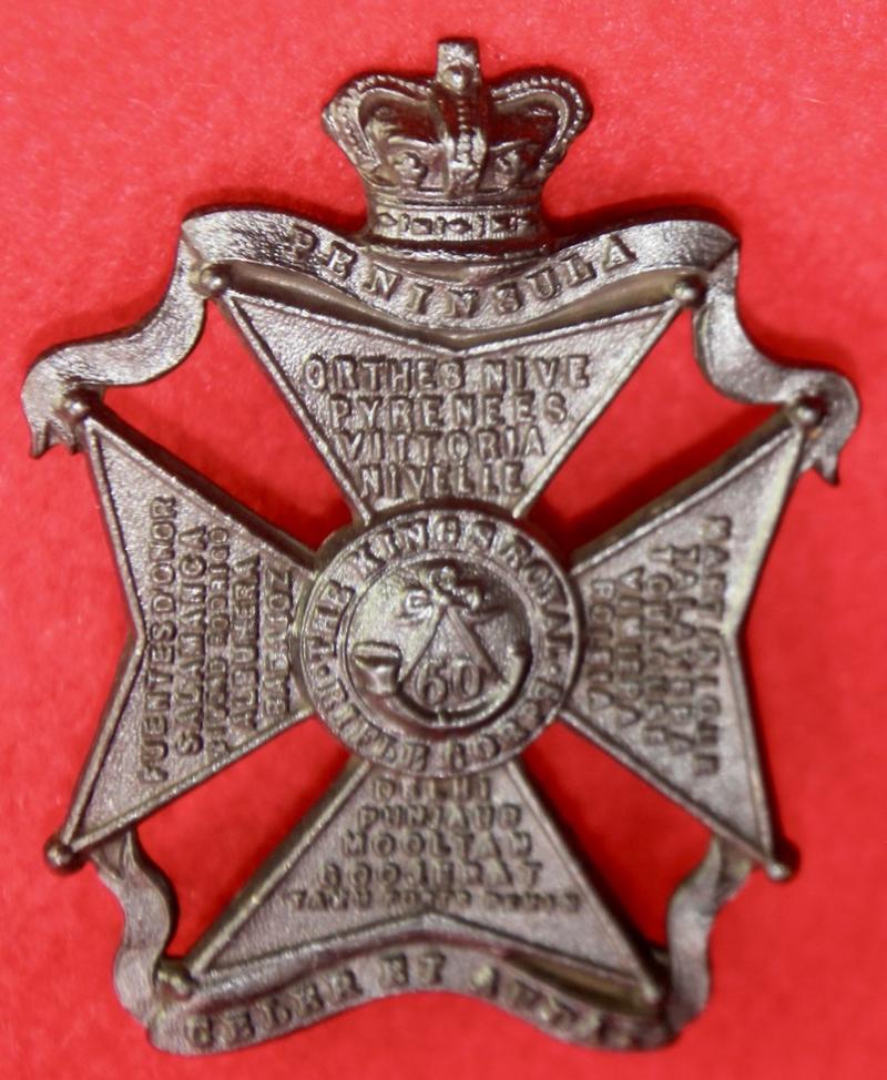 60th Foot Glengarry Badge