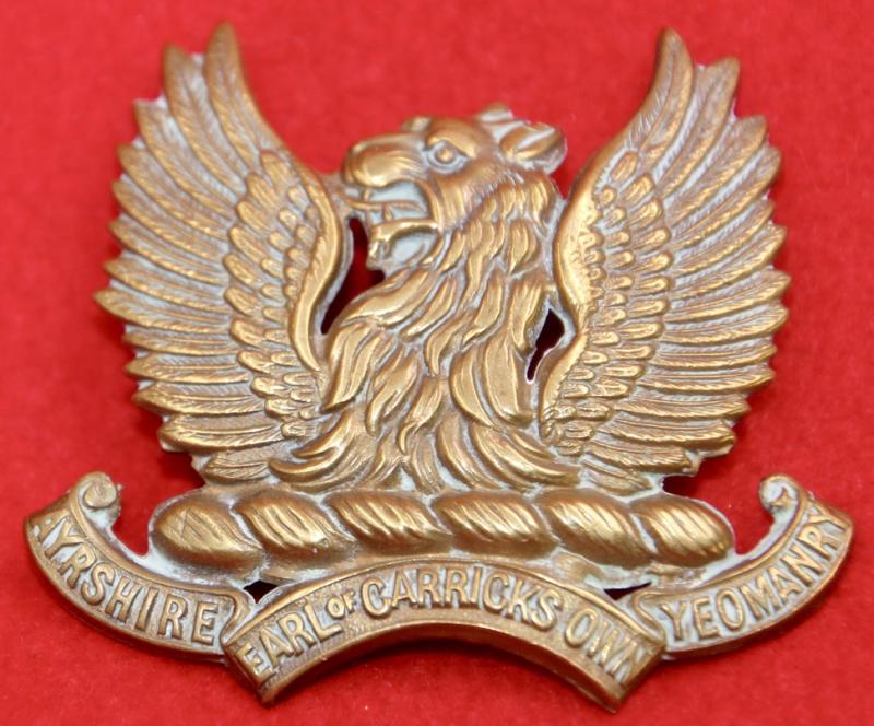 Ayrshire Yeomanry Glengarry Badge