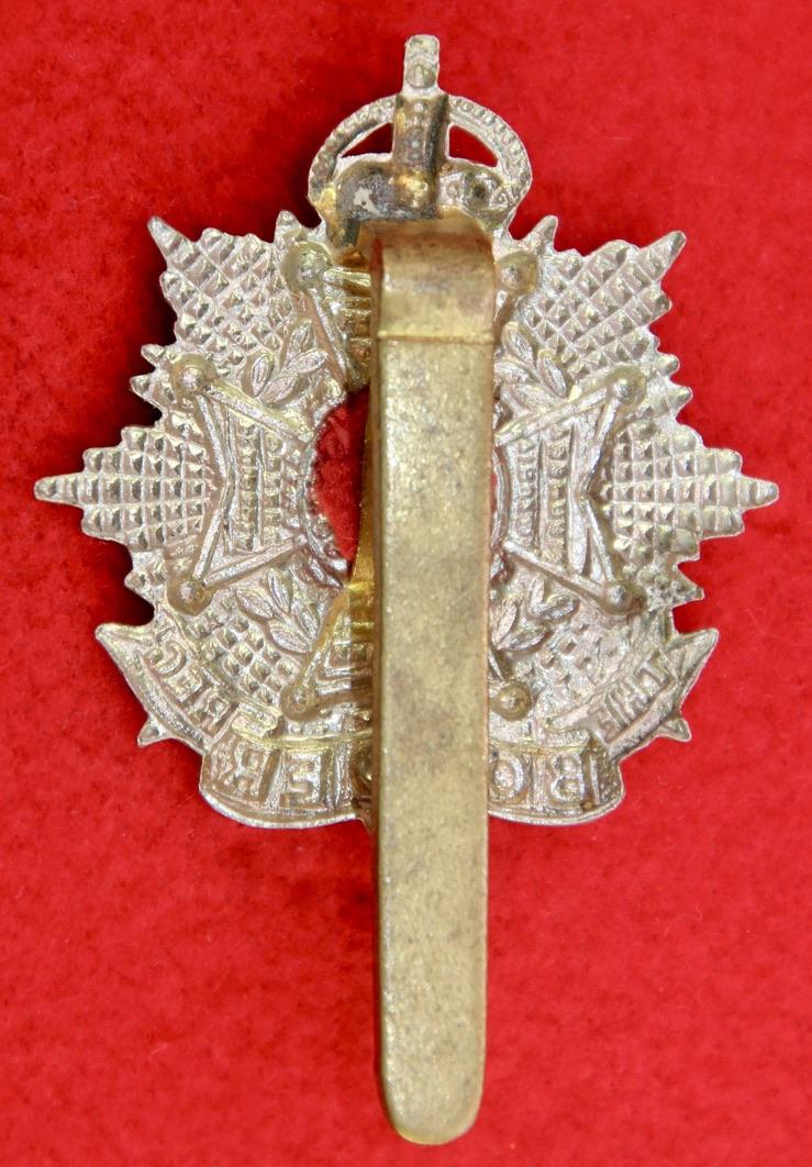 Edwardian Border Regt Cap Badge