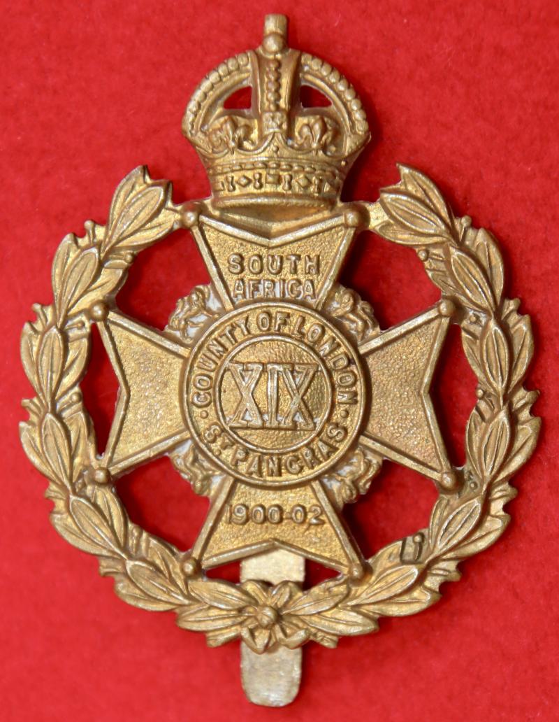 19th London Cap Badge