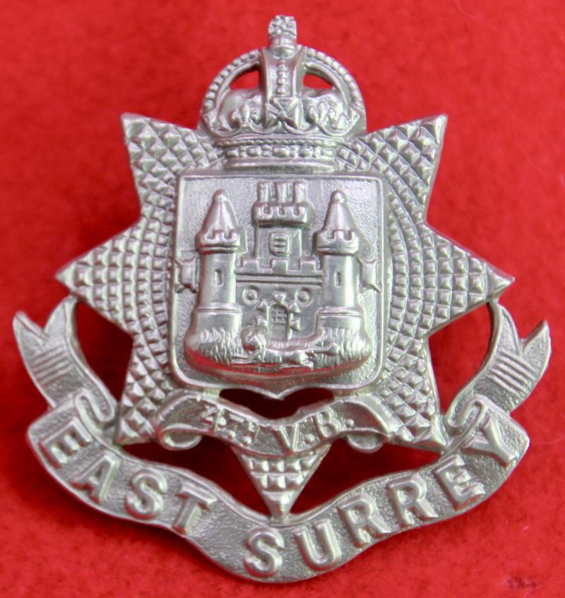 4VB E Surrey Cap Badge