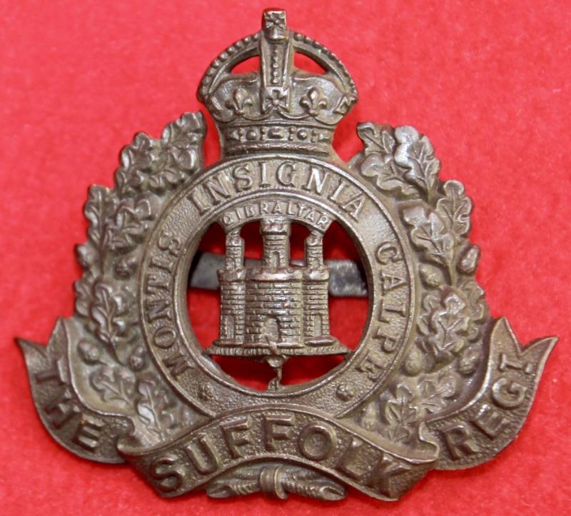 Suffolk Regt OSD Cap Badge